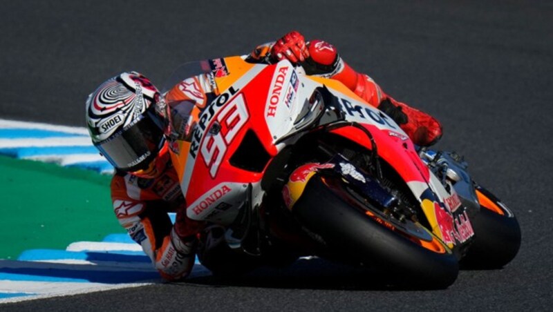 Marc Marquez jubelte nach sein Traum-Comeback (Bild: AP)