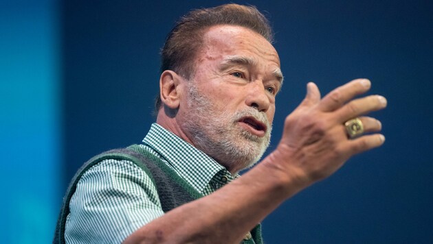 Arnold Schwarzenegger litt in der Schule, wenn er vorlesen musste. (Bild: APA/dpa/Sven Hoppe)