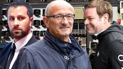 Die Spitzenkandidaten der drei größten Parteien in Tirol (v.l.): Georg Dornauer (SPÖ), Anton Mattle (ÖVP) und Markus Abwerzger (FPÖ) (Bild: Krone KREATIV, APA)