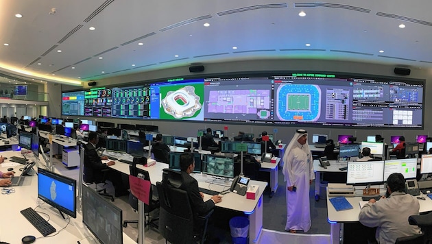 Das „Aspire Command Centre“ in Katar. (Bild: Peter Klöbl)