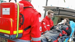 Stolze 386.000 Krankentransporte werden vom Roten Kreuz für die ÖGK in der Steiermark pro Jahr durchgeführt. (Bild: Österreichisches Rotes Kreuz (ÖRK) / WRK / Markus Hechenberger)