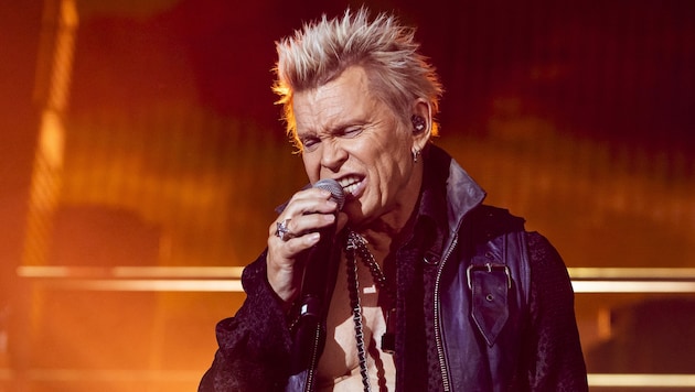 Stimmlich wankelmütig: Kultfigur Billy Idol (Bild: Andreas Graf)