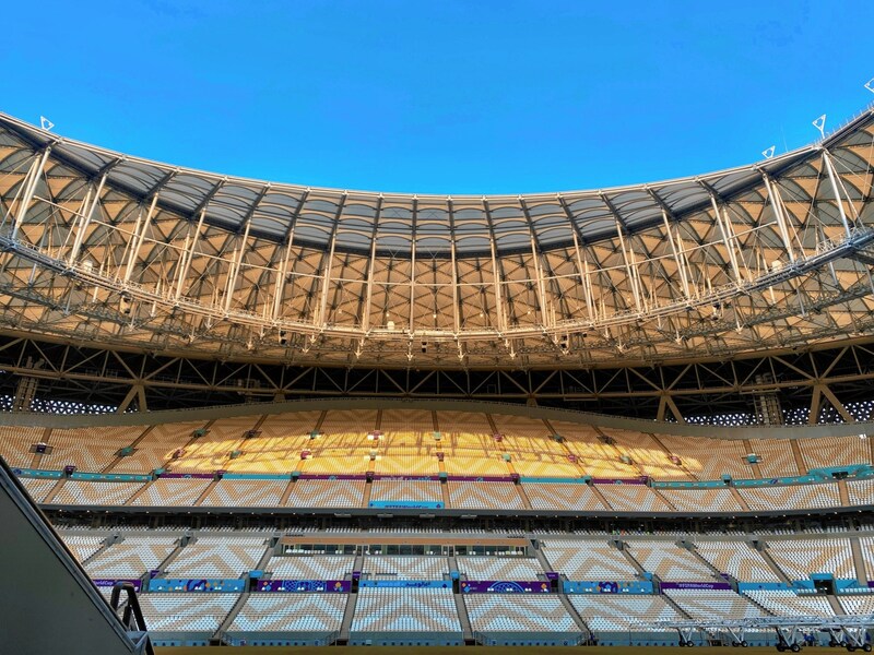 Beeindruckend: Das Lusail Iconic Stadion in Doha. (Bild: Klöbl Peter)