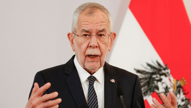 Bundespräsident Alexander Van der Bellen (Bild: AP)