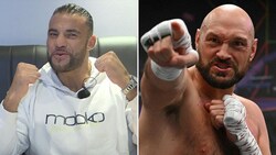 Mahmoud Charr (li.) und Tyson Fury (Bild: SID)