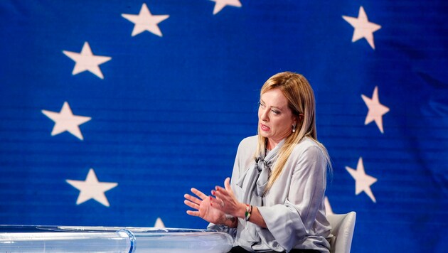 Italien und Europa: Wie positioniert sich Giorgia Meloni? (Bild: laPresse / EXPA / picturedesk.com)