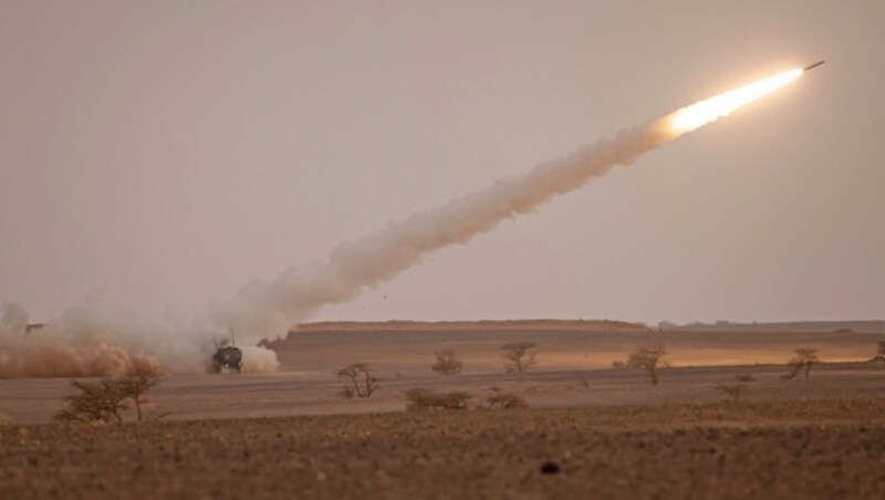 HIMARS-Test in Marokko (Bild: FADEL SENNA / AFP)