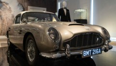 Der Aston Martin DB5 aus dem jüngsten James-Bond-Film „Keine Zeit zu sterben“ (Bild: AFP)