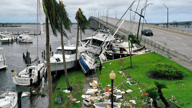 Zerstörungen durch Hurrikan „Ian“  in Florida (Archivbild)