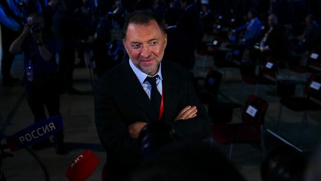 Der russische Oligarch Oleg Deripaska (Bild: AFP)