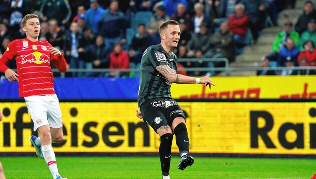 Sturm hat den Vertrag mit Jakob Jantscher vorzeitig verlängert. (Bild: Sepp Pail)
