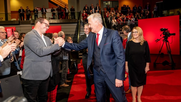 Franz Schnabl erhielt am Landesparteitag 89 Prozent. Nun muss er die Landesliste für die Wahl erstellen. (Bild: Imre Antal)