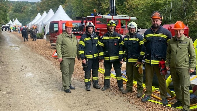 Bei den „Waldtagen“ in Eisenstadt waren auch Spezialisten der Feuerwehren vertreten. (Bild: Landesfeuerwehrkommando Burgenland)