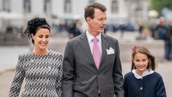 Prinzessin Marie und Prinz Joachim mit ihrer Tochter Athena (Bild: APA/Ritzau Scanpix)