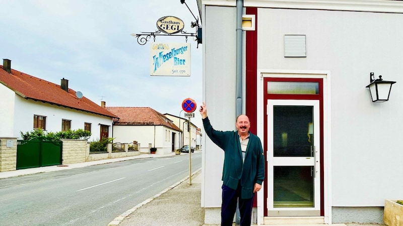 Seit der letzte Wirt Gerhard Freiberger zugesperrt hat, gibt es im Ort kein Gasthaus mehr. (Bild: Petra Klikovits)