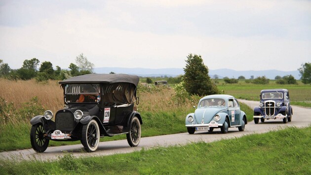 267 Kilometer werden die 80 Oldtimer am Samstag im Burgenland zurücklegen. (Bild: Horst Daniel)