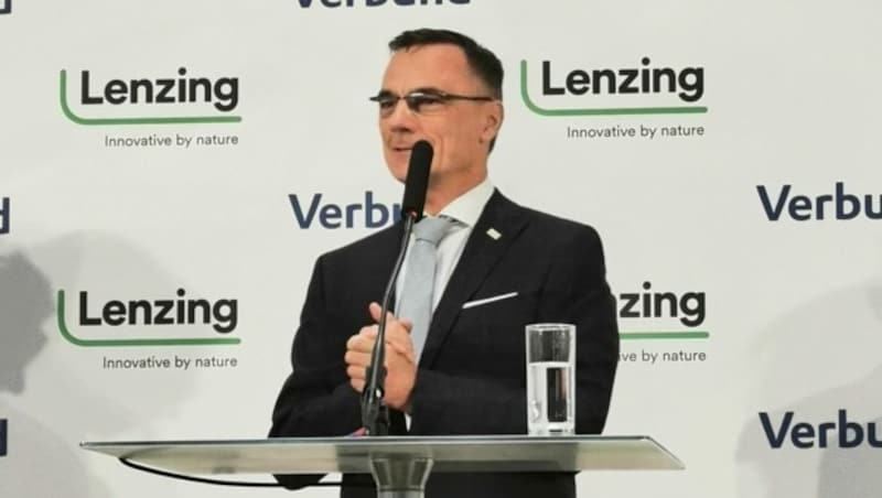 Stephan Sielaff, Vorstandsvorsitzender der Lenzing AG. (Bild: Barbara Kneidinger)