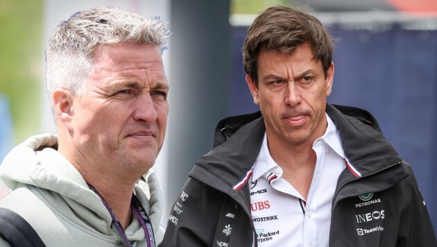 Ralf Schumacher (l.) und Toto Wolff (r.) (Bild: GEPA pictures)