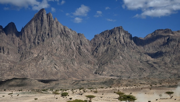 Wüste nahe Neom (Bild: AFP or licensors)