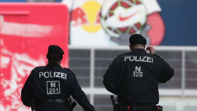 Polizei hat sich auf das Champions League-Spiel vorbereitet (Bild: Tröster Andreas)