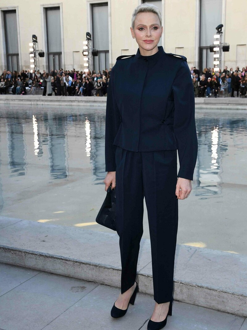 Fürstin Charlène von Monaco bei der Modeschau von Akris in Paris (Bild: www.photopress.at)