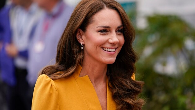 Princess Kate can look forward to a special honor from King Charles. (Bild: AP)