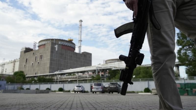 Das Atomkraftwerk Saporischschja (Bild: AFP)