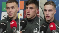 Amar Dedic, Nicolas Copaldo, Luka Sucic (von links) (Bild: krone.at)