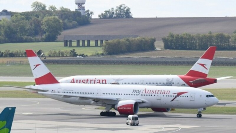 Bei der letzten AUA-Betriebsversammlung fielen zahlreiche Flüge aus. (Bild: P. Huber)