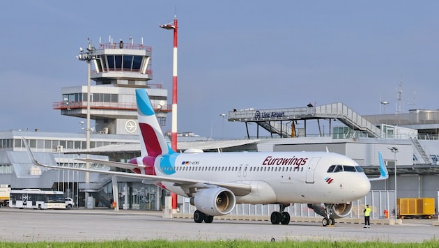 Eurowings beendete bereits die Mallorca-Saison ab Linz. (Bild: Flughafen Linz)