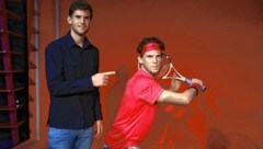 Dominic Thiem - das Original und die Wachsfigur (Bild: urbantschitsch mario)