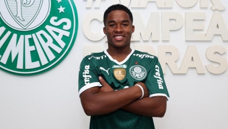 Palmeiras-Jungstar Endrick (Bild: AFP or licensors)