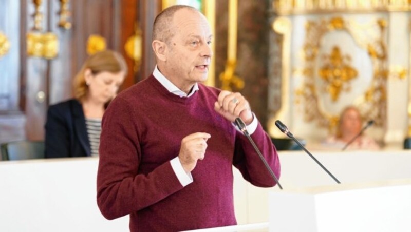 Werner Murgg (KPÖ) im steirischen Landtag (Bild: LT-Stmk/Foto Fischer)