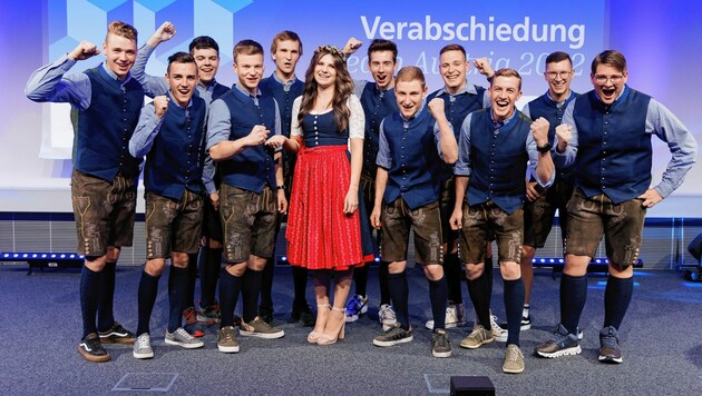 Die steirischen Teilnehmer bei der Berufs-WM 2022 (Bild: Skills Austria)
