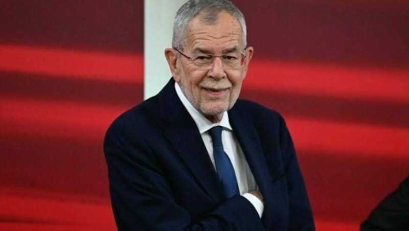 Den Sieg in der Tasche: Alexander Van der Bellen ist am Sonntag für weitere sechs Jahre zum Bundespräsidenten der Republik Österreich gewählt worden. (Bild: Markus Wenzel)