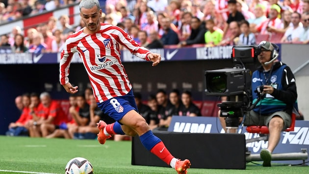 Antoine Griezmann ist der Top-Star bei Atletico.  (Bild: APA/AFP/PIERRE-PHILIPPE MARCOU)