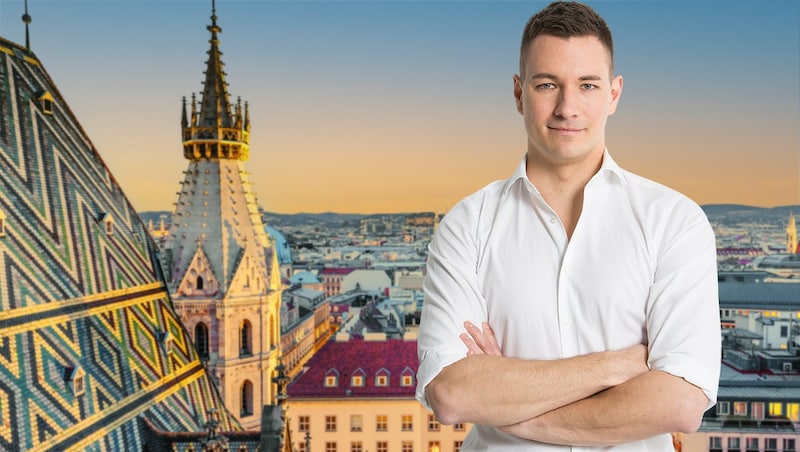 Kommentiert für die „Krone“: Wien-Ressortleiter Michael Pommer (Bild: Krone KREATIV)