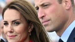 Prinzessin Kate und Prinz William von Wales (Bild: APA/(Photo by Paul ELLIS/AFP)