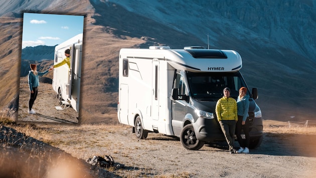 Kaffee in der Natur! Alex sorgte sich auch am Herd um seine Sabine. (Bild: zVg)