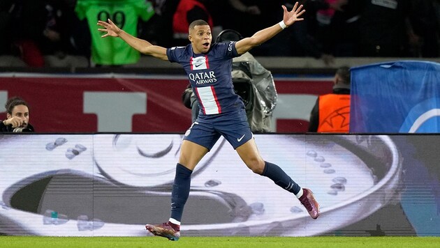 Kylian Mbappe (Bild: AP)