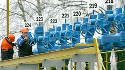 Eine Pumpstation der Druschba-Pipeline in Weißrussland