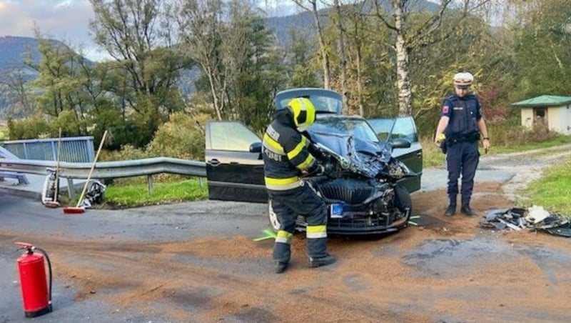 Die Freiwillige Feuerwehr Liezen-Stadt stand mit 18 Mann im Einsatz. (Bild: FF Liezen-Stadt )