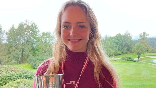 Eine von drei Golf-Spielerinnen im Team von Österreich: Anna Neumayer. (Bild: Anna Neumayer)