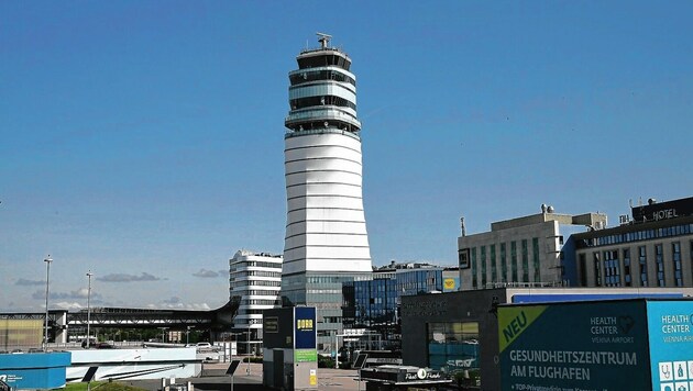 Der Flughafen Wien hatte schon ruhigere Tage. (Bild: Huber Patrick)