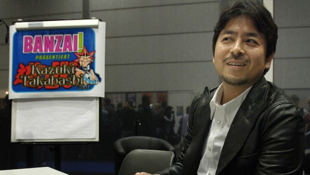 Der japanische Comic-Zeichner Kazuki Takahashi am 19.03.2005 auf der Leipziger Buchmesse. (Bild: dpa/dpaweb)