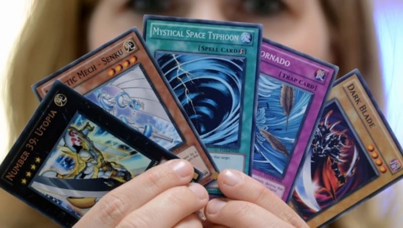 „Yu-Gi-Oh!“ ist ein Sammelkartenspiel des japanischen Unternehmens Konami. (Bild: Hendrik Schmidt / dpa / picturedesk.com)