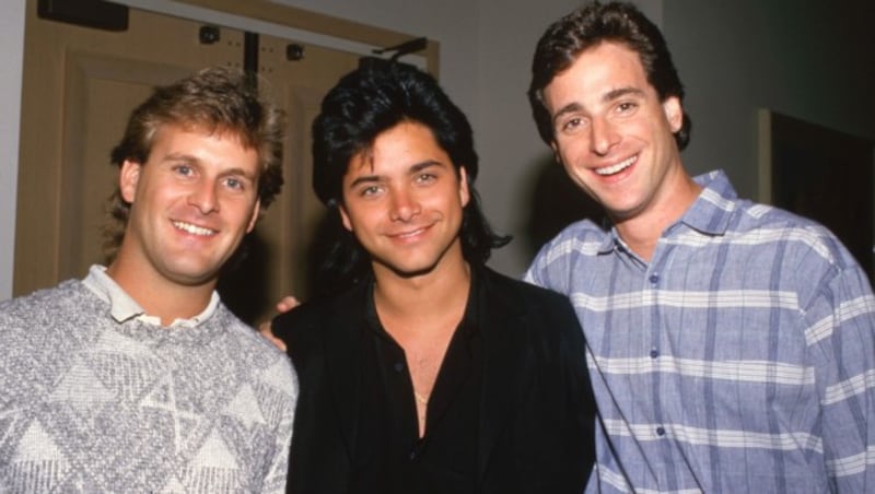 Die „Full House“-Stars David Coulier, John Stamos und Bob Saget in den 1980ern (Bild: www.PPS.at)