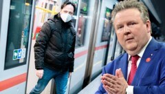 Will bundesweit Masken & Co.: Wiens Bürgermeister Michael Ludwig (SPÖ) (Bild: APA/Georg Hochmuth/Hans Punz, Krone KREATIV)