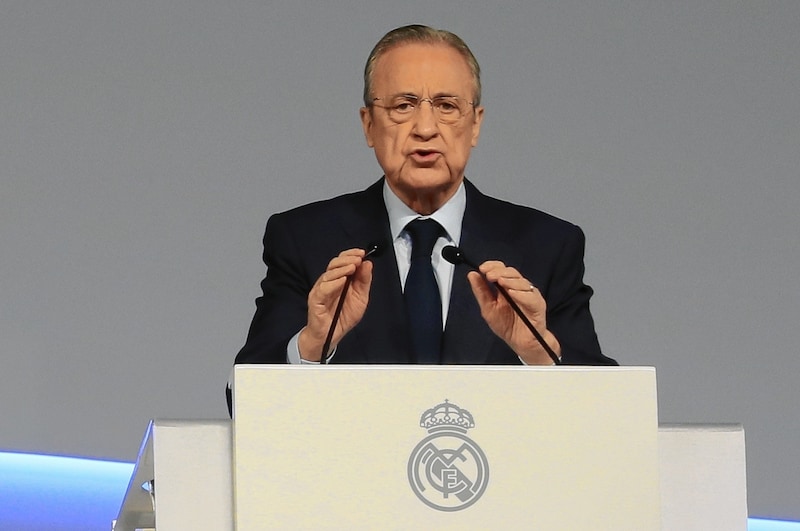 Real president Florentino Perez (Bild: EPA/ALVARADO)