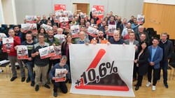 Die Gewerkschaften PRO-GE und GPA fordern ein Lohnplus von 10,6 Prozent. (Bild: ÖGB Vorarlberg)